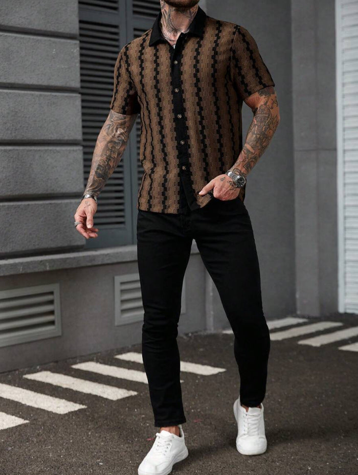 Urban Heritage Plaid Shirt | Relaxed Fit, Breathable Tech-Weave – Lightweight Summer Button-Down for Daily Wear