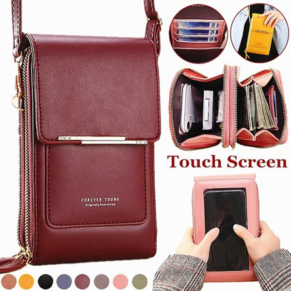 ⏰ Women's Touch Screen Messenger Bag  Smart Phone Charging, Anti-Theft & Water-Resistant ✨