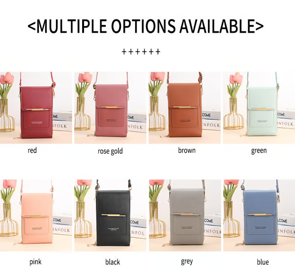 ⏰ Women's Touch Screen Messenger Bag  Smart Phone Charging, Anti-Theft & Water-Resistant ✨