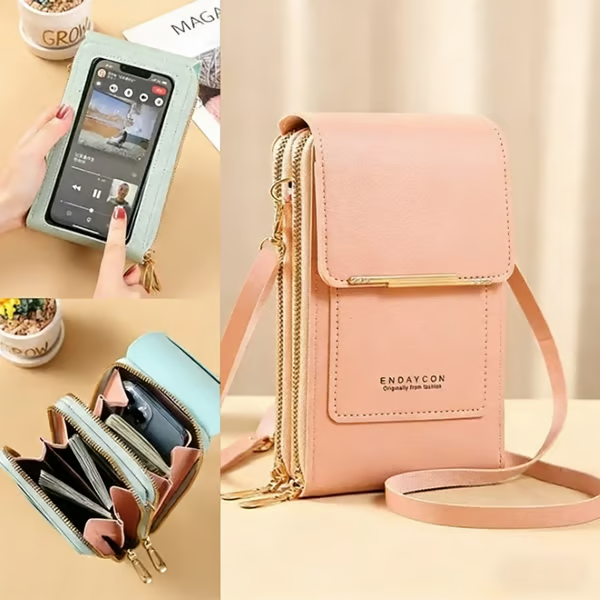 ⏰ Women's Touch Screen Messenger Bag  Smart Phone Charging, Anti-Theft & Water-Resistant ✨