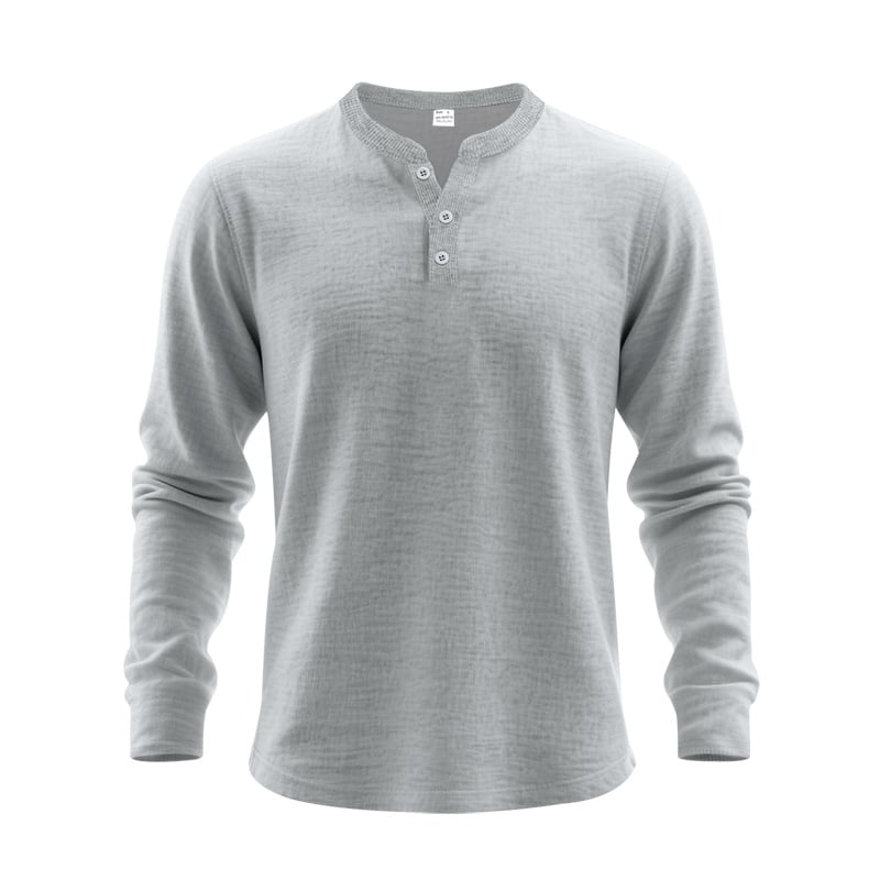🔥LAST DAY 50% OFF---3-Season Waffle Henley | Stretchy, Breathable & Lightweight – The Perfect Spring-to-Summer Layer