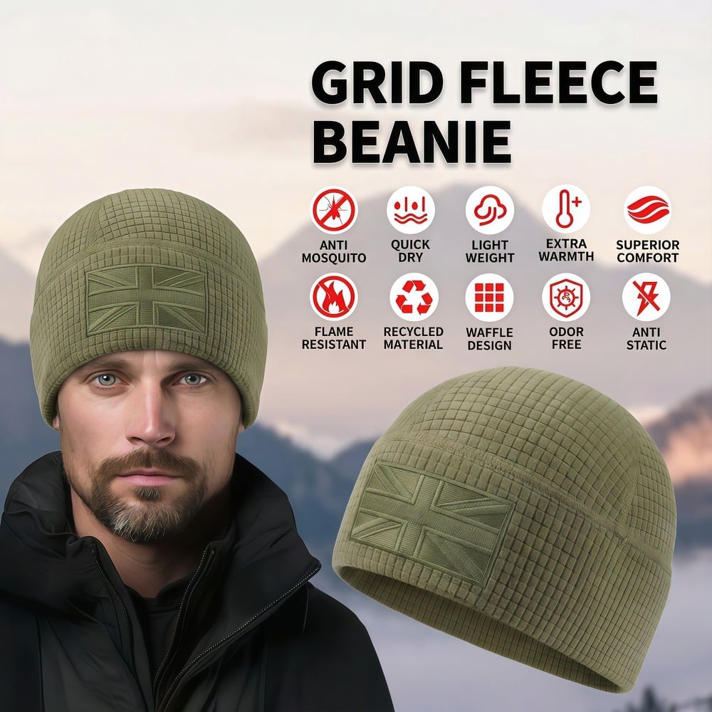 Elite Tactical Fleece Hat - Your All-Weather British Guardian---🔥Free delivery when you buy 2 or more