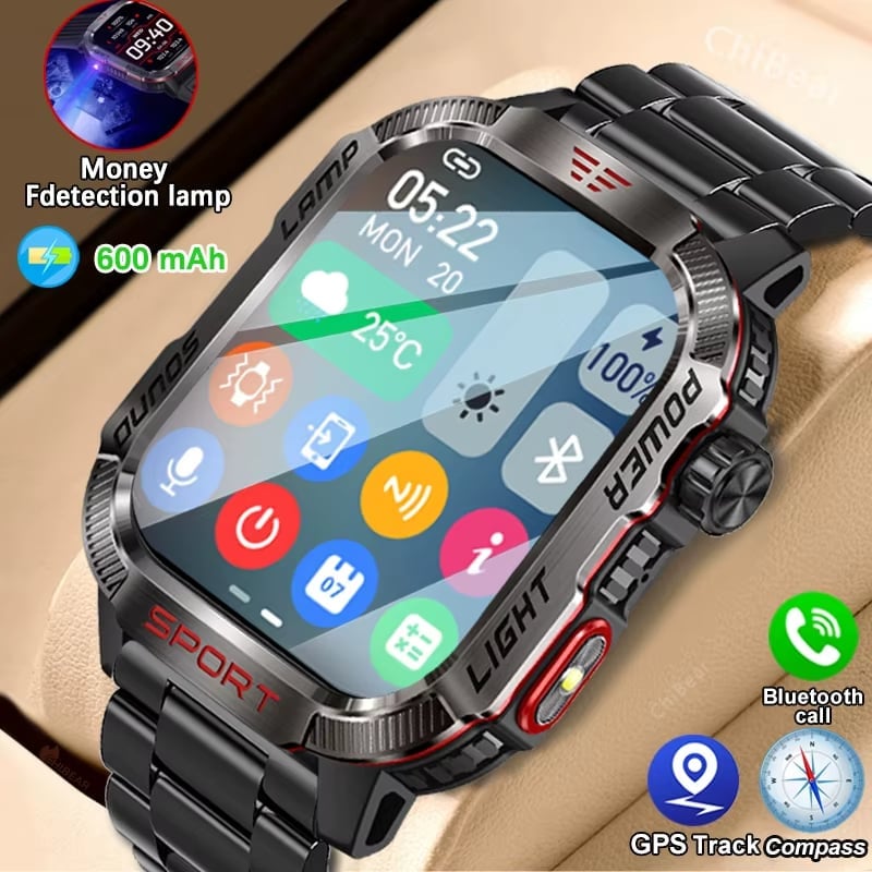 Military Outdoor Sports Smart Watch for Android & IOS