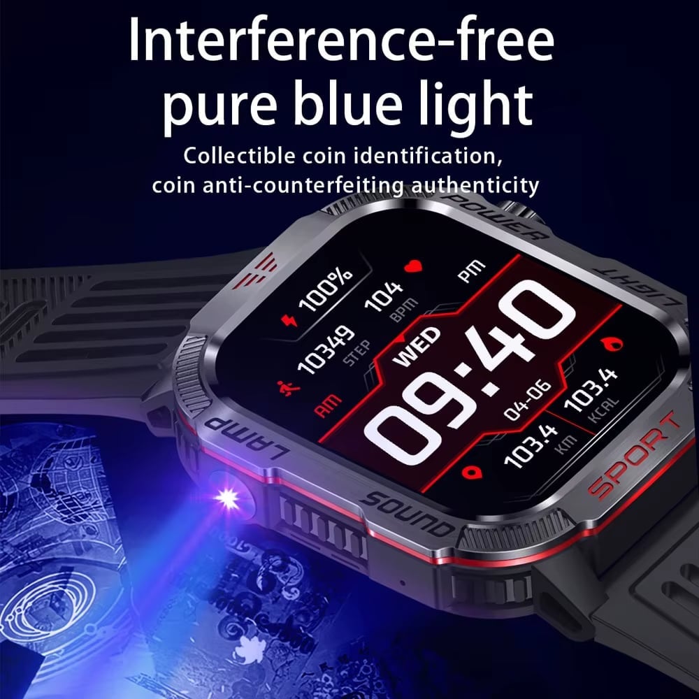 Military Outdoor Sports Smart Watch for Android & IOS