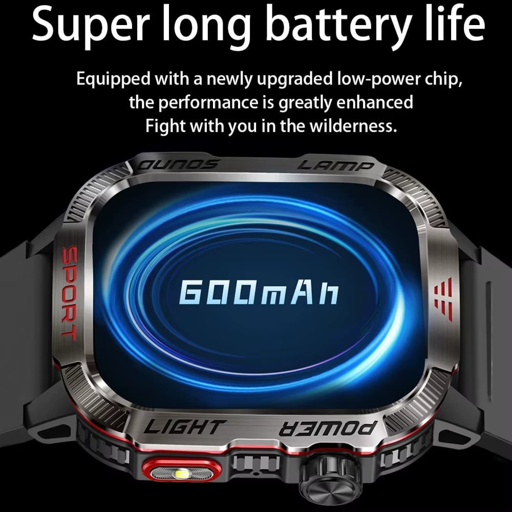 Military Outdoor Sports Smart Watch for Android & IOS