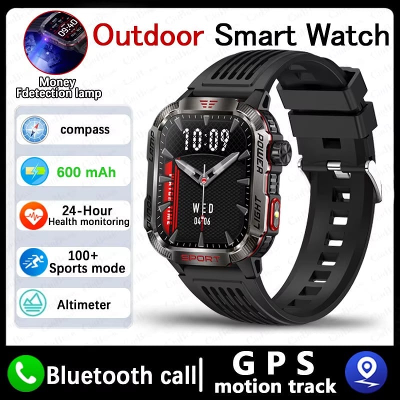 Military Outdoor Sports Smart Watch for Android & IOS