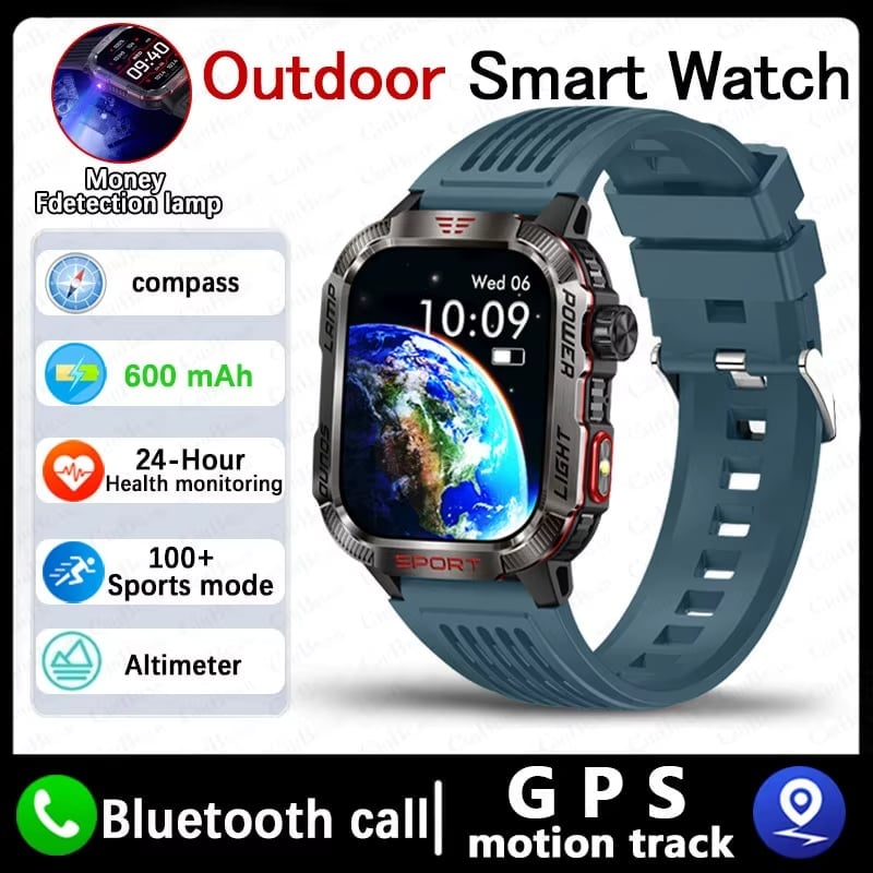 Military Outdoor Sports Smart Watch for Android & IOS