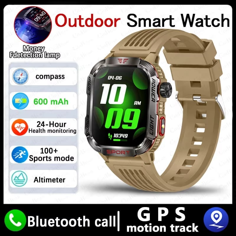 Military Outdoor Sports Smart Watch for Android & IOS