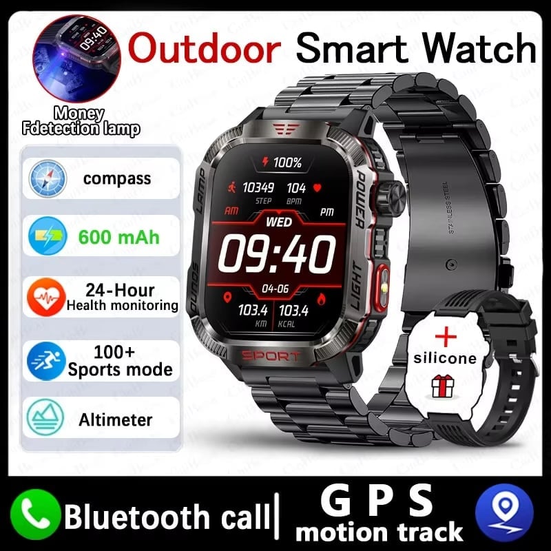 Military Outdoor Sports Smart Watch for Android & IOS