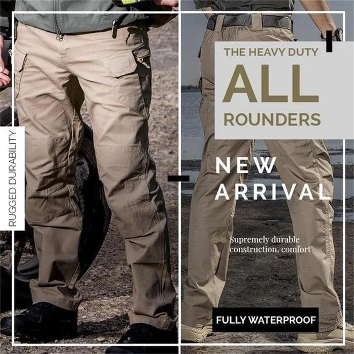 All-Round Men's Cargo Trousers: Waterproof, Scratch-Resistant & Breathable with Multi-Pockets---Buy 4 Get Extra 40% Off & Free Shipping