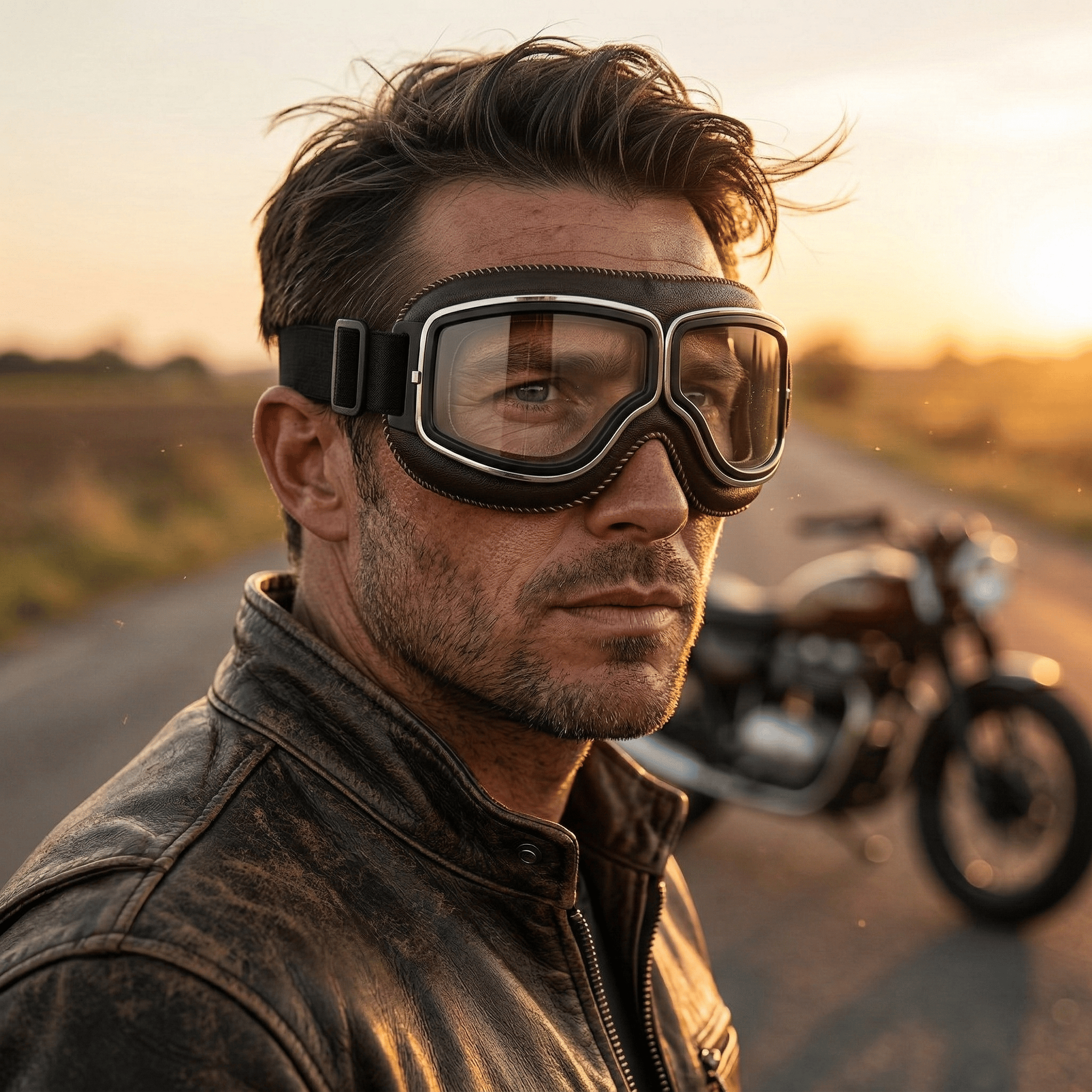 🔥Limited Time Sale 49% OFF - 🕶️ OTG Vintage Motorcycle Goggles (Fits Over Glasses)