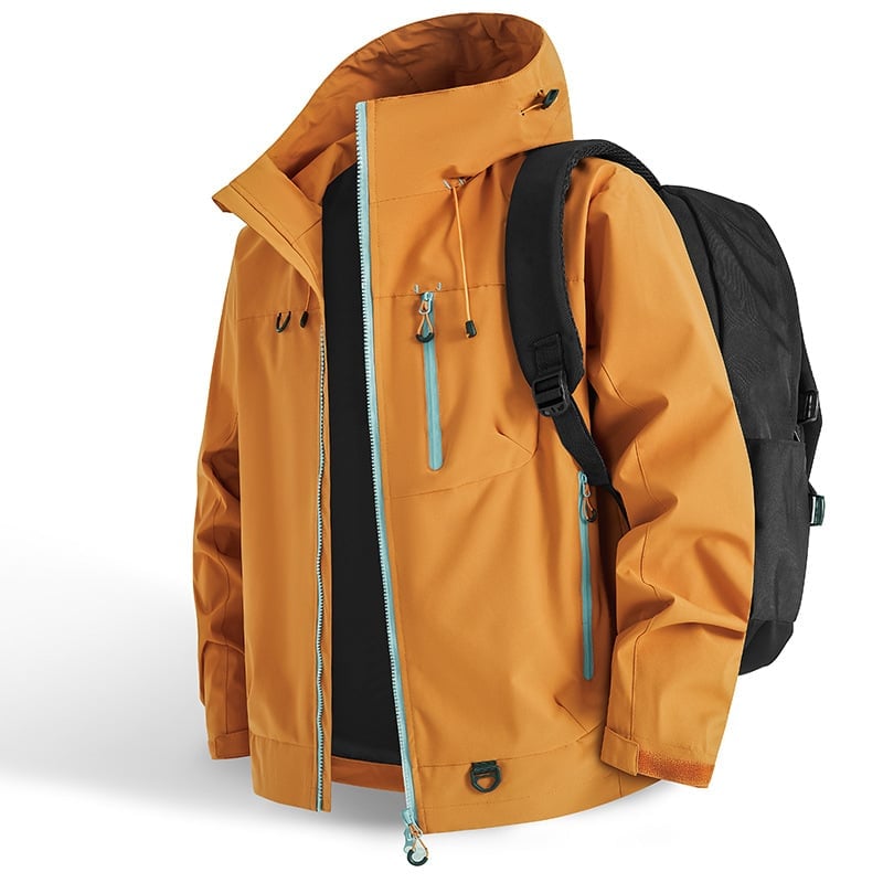 Lightweight 3-Season Waterproof Jacket – Breathable, Windproof Shell for Spring, Summer & Fall Outdoor Adventures