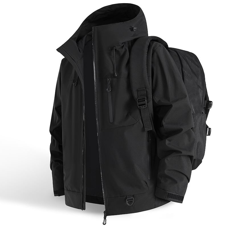 Lightweight 3-Season Waterproof Jacket – Breathable, Windproof Shell for Spring, Summer & Fall Outdoor Adventures