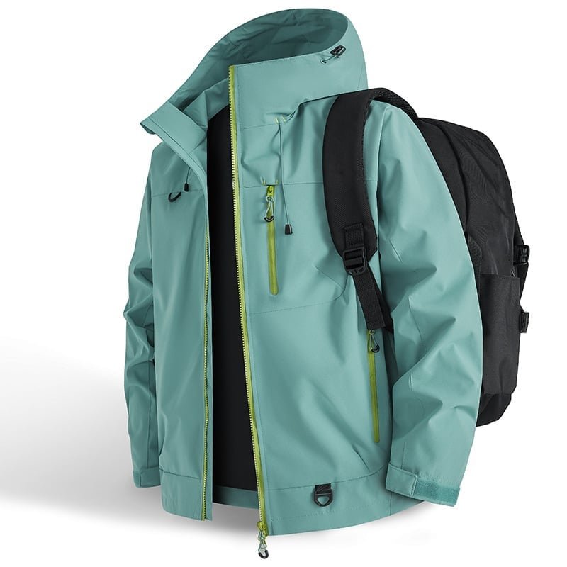 Lightweight 3-Season Waterproof Jacket – Breathable, Windproof Shell for Spring, Summer & Fall Outdoor Adventures