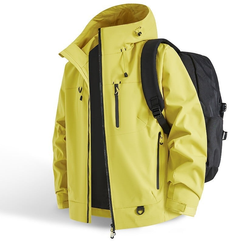 Lightweight 3-Season Waterproof Jacket – Breathable, Windproof Shell for Spring, Summer & Fall Outdoor Adventures