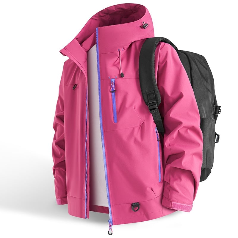 Lightweight 3-Season Waterproof Jacket – Breathable, Windproof Shell for Spring, Summer & Fall Outdoor Adventures