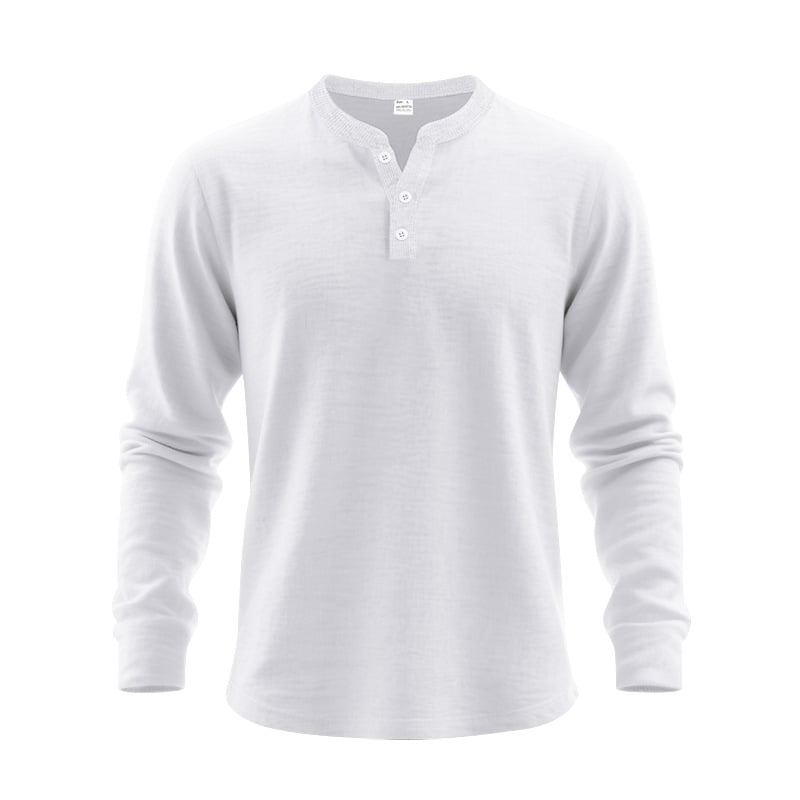 🔥LAST DAY 50% OFF---3-Season Waffle Henley | Stretchy, Breathable & Lightweight – The Perfect Spring-to-Summer Layer