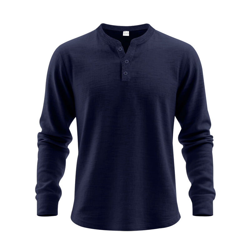 🔥LAST DAY 50% OFF---3-Season Waffle Henley | Stretchy, Breathable & Lightweight – The Perfect Spring-to-Summer Layer