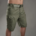 Men's Tactical Cargo Shorts, Solid Color, Multi-Pocket, Suitable for Outdoor Hiking, Summer Shorts Without Belt---BUY 2 GET 10% OFF & Free Shipping