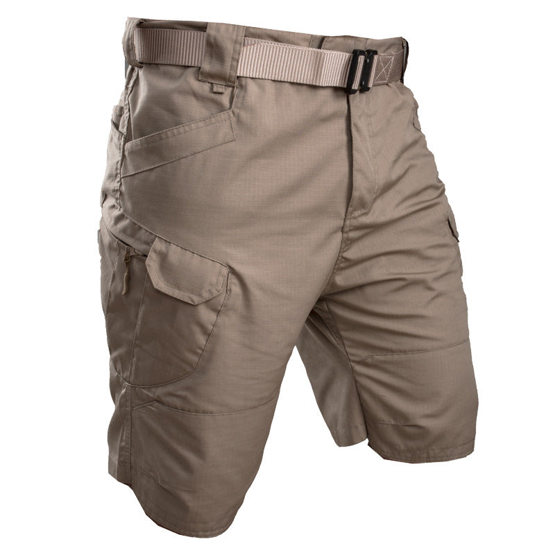 Men's Tactical Cargo Shorts, Solid Color, Multi-Pocket, Suitable for Outdoor Hiking, Summer Shorts Without Belt---BUY 2 GET 10% OFF & Free Shipping