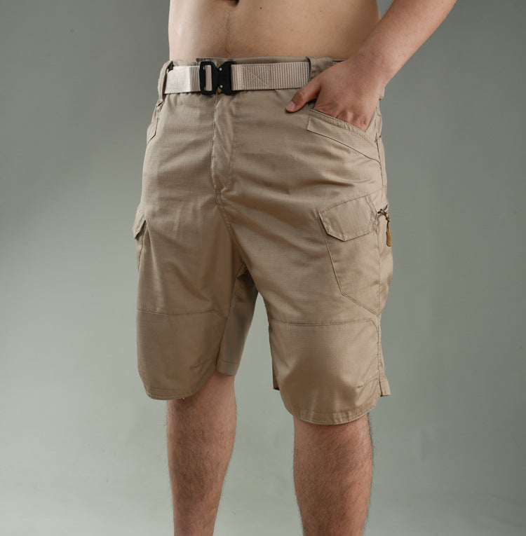 Men's Tactical Cargo Shorts, Solid Color, Multi-Pocket, Suitable for Outdoor Hiking, Summer Shorts Without Belt---BUY 2 GET 10% OFF & Free Shipping