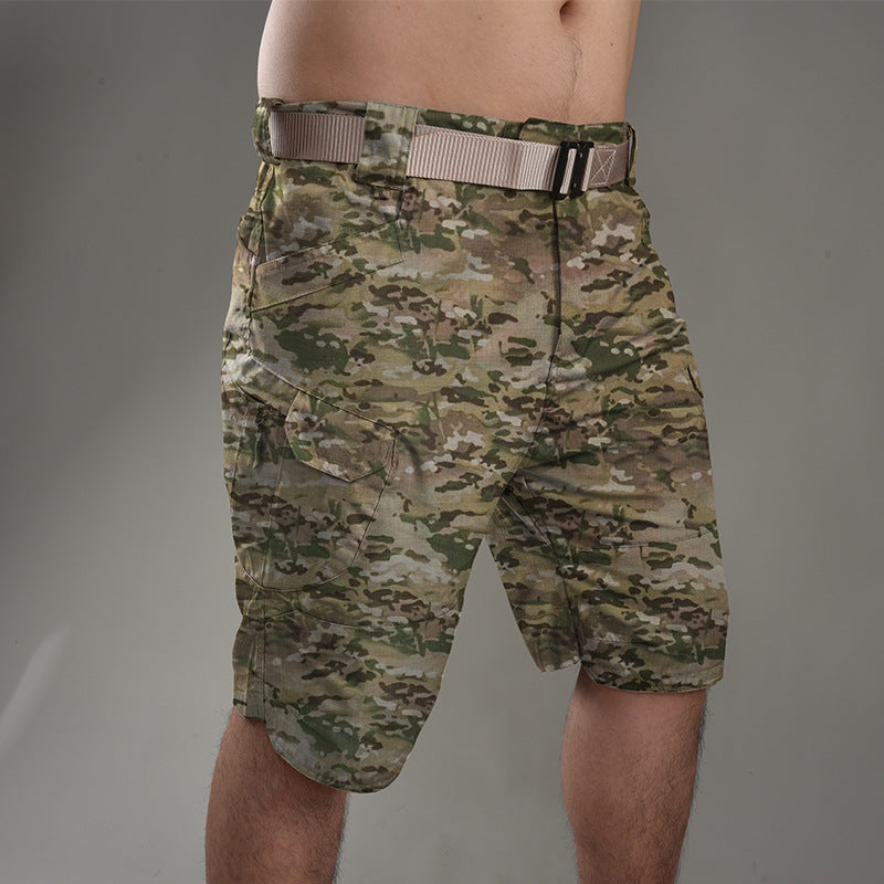 Men's Tactical Cargo Shorts, Solid Color, Multi-Pocket, Suitable for Outdoor Hiking, Summer Shorts Without Belt---BUY 2 GET 10% OFF & Free Shipping