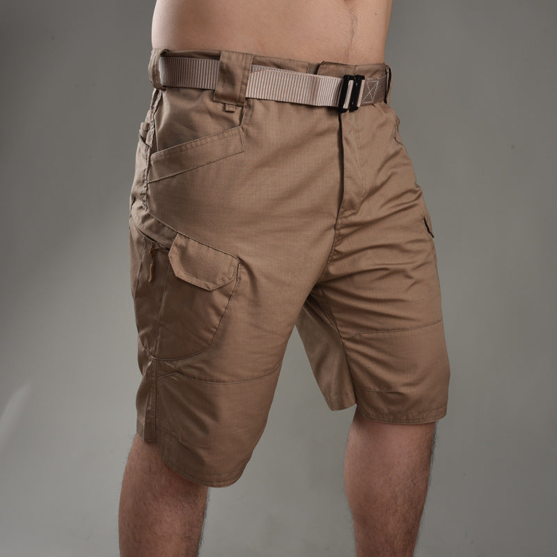 Men's Tactical Cargo Shorts, Solid Color, Multi-Pocket, Suitable for Outdoor Hiking, Summer Shorts Without Belt---BUY 2 GET 10% OFF & Free Shipping