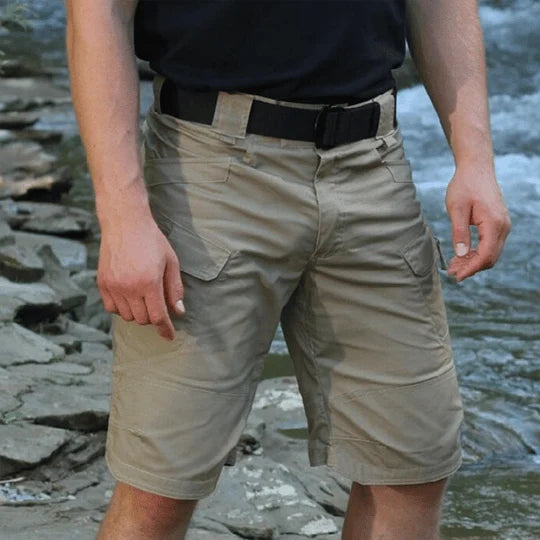 Men's Tactical Cargo Shorts, Solid Color, Multi-Pocket, Suitable for Outdoor Hiking, Summer Shorts Without Belt---BUY 2 GET 10% OFF & Free Shipping