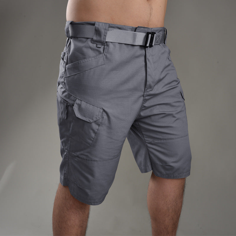 Men's Tactical Cargo Shorts, Solid Color, Multi-Pocket, Suitable for Outdoor Hiking, Summer Shorts Without Belt---BUY 2 GET 10% OFF & Free Shipping