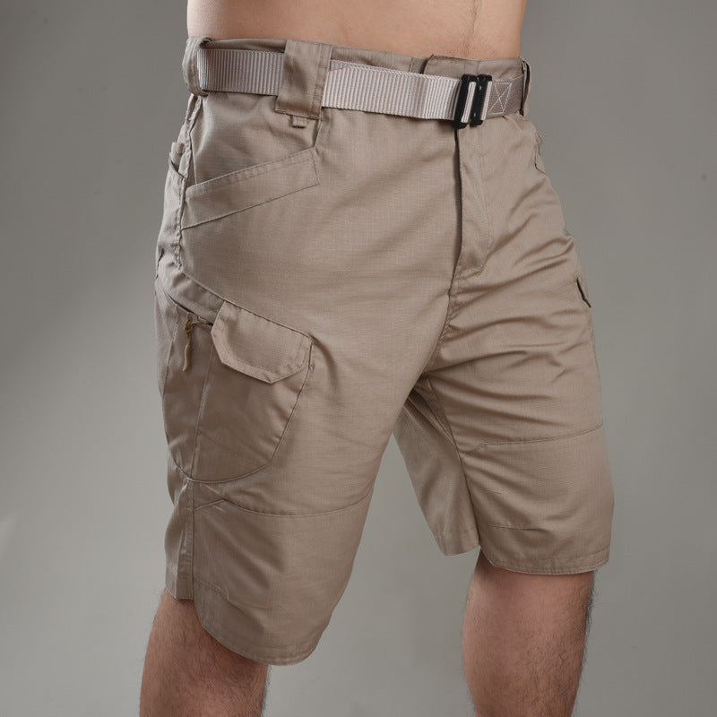 Men's Tactical Cargo Shorts, Solid Color, Multi-Pocket, Suitable for Outdoor Hiking, Summer Shorts Without Belt---BUY 2 GET 10% OFF & Free Shipping