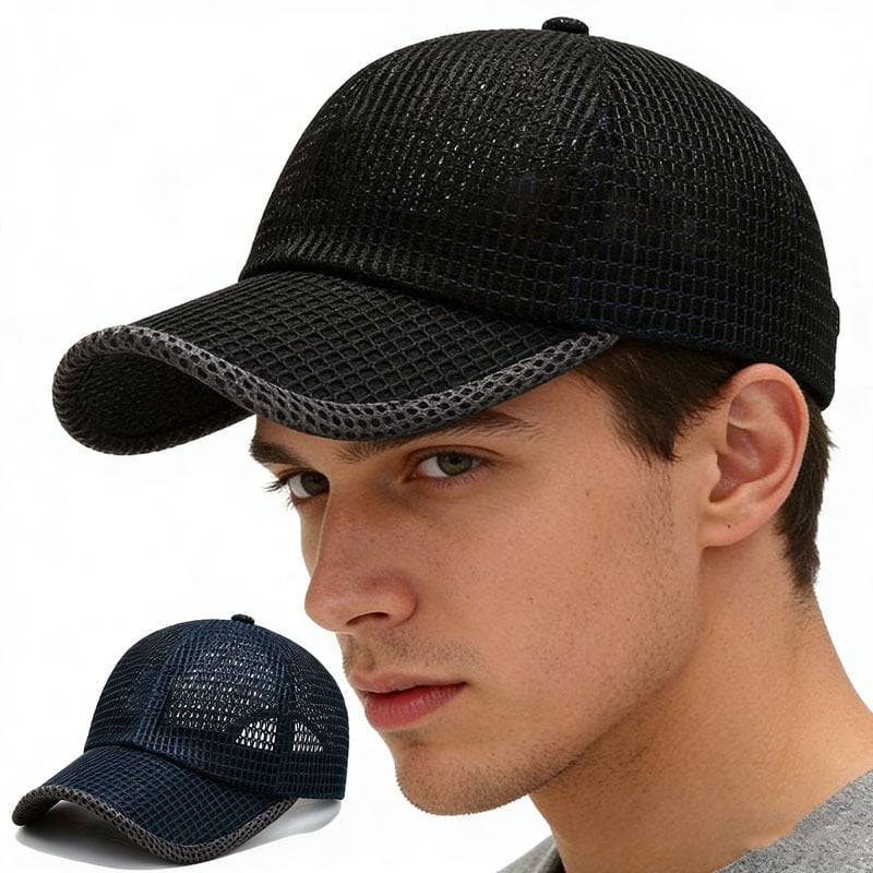 Ultralight Performance Mesh Cap | Quick-Dry Cooling Baseball Hat for Daily Motion