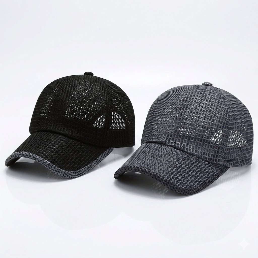 Ultralight Performance Mesh Cap | Quick-Dry Cooling Baseball Hat for Daily Motion