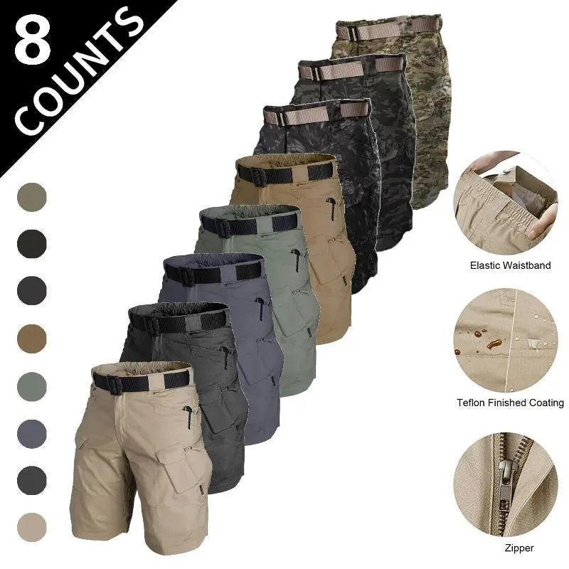 Men‘s Tactical Cargo Shorts – now with stretch, storage, and all‑day comfort---BUY 2 GET 10% OFF & Free Shipping