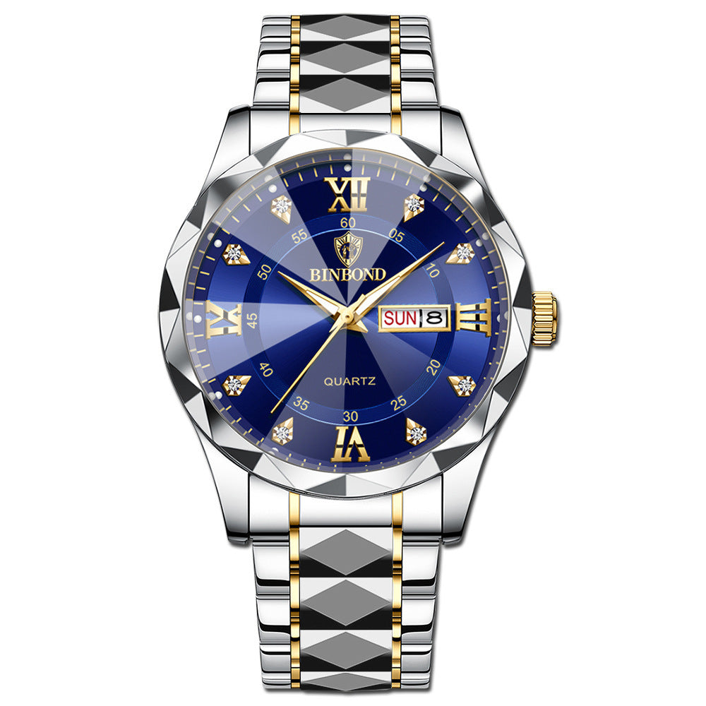 Men‘s Business Fashion Rhinestone Analog Quartz Watch---Buy 2 Get Extra 15% Off & Free Shipping