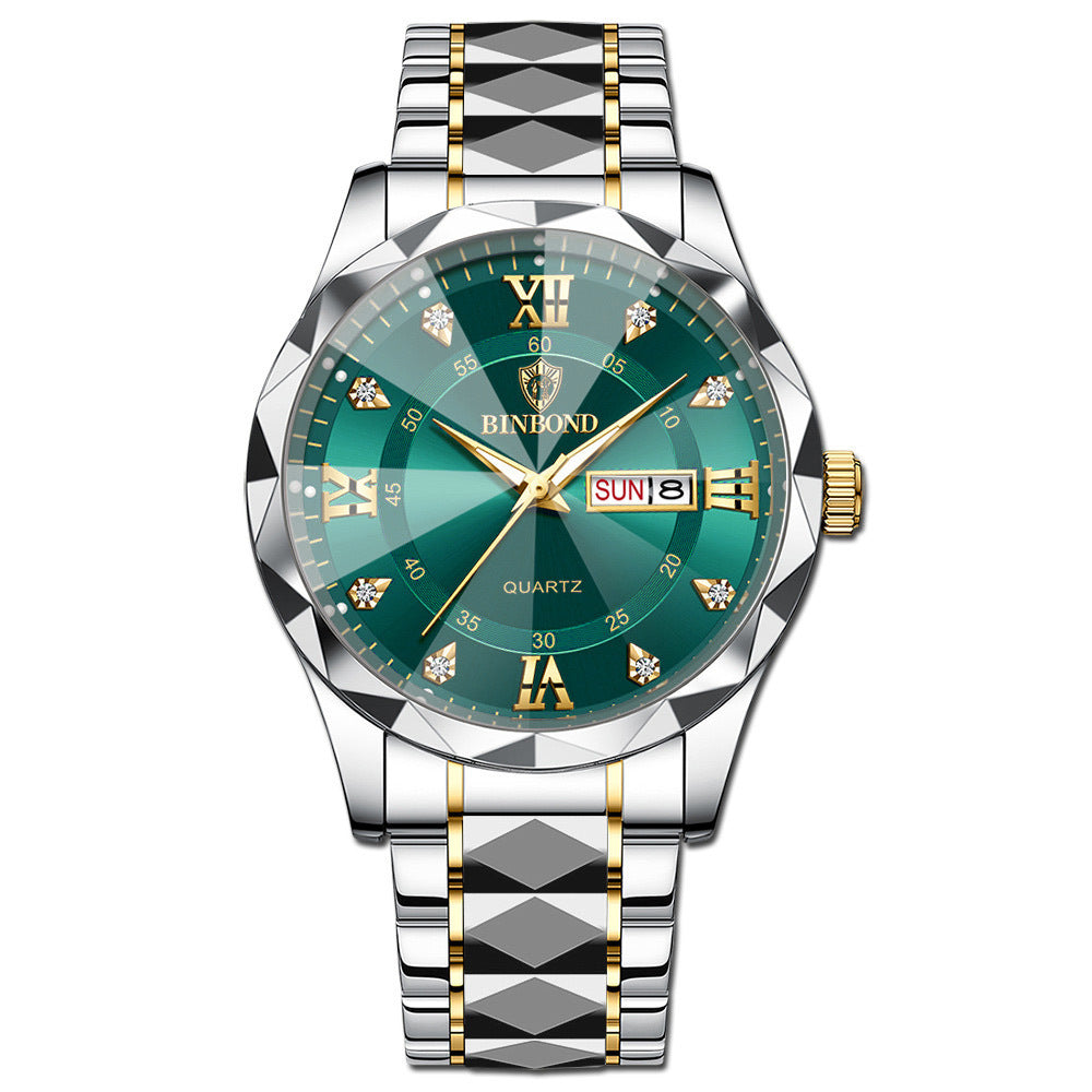 Men‘s Business Fashion Rhinestone Analog Quartz Watch---Buy 2 Get Extra 15% Off & Free Shipping