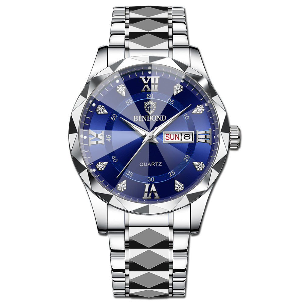Men‘s Business Fashion Rhinestone Analog Quartz Watch---Buy 2 Get Extra 15% Off & Free Shipping