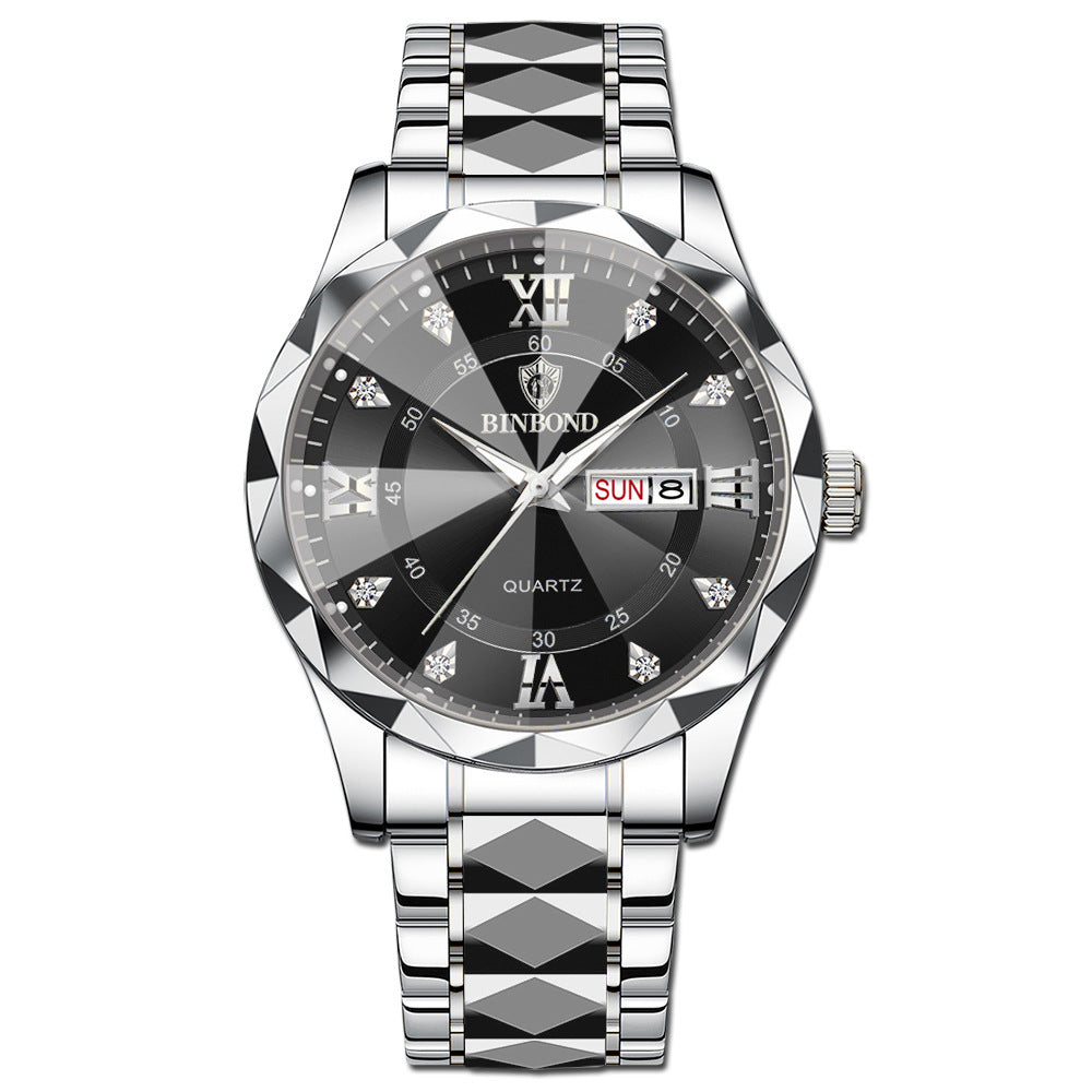 Men‘s Business Fashion Rhinestone Analog Quartz Watch---Buy 2 Get Extra 15% Off & Free Shipping