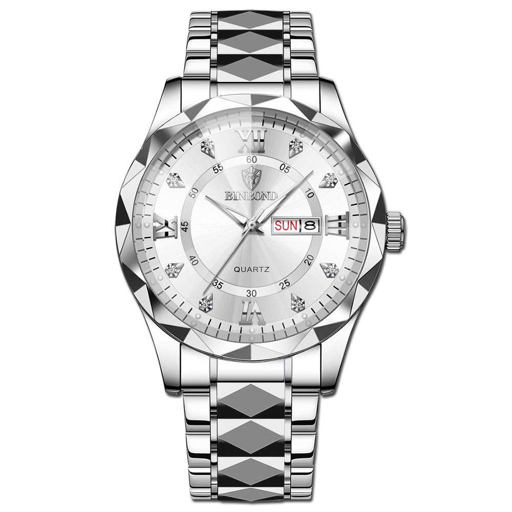 Men‘s Business Fashion Rhinestone Analog Quartz Watch---Buy 2 Get Extra 15% Off & Free Shipping