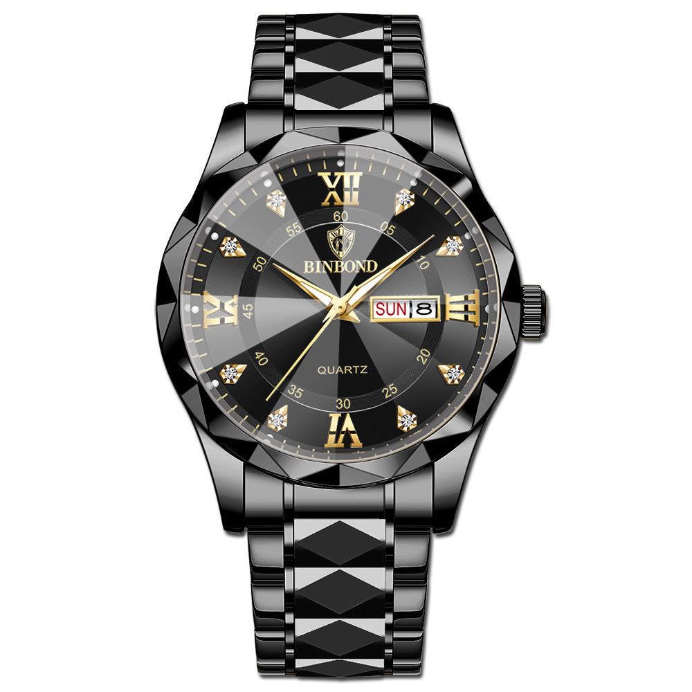 Men‘s Business Fashion Rhinestone Analog Quartz Watch---Buy 2 Get Extra 15% Off & Free Shipping