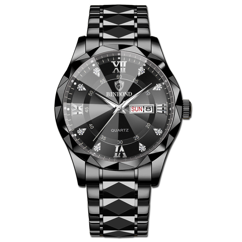 Men‘s Business Fashion Rhinestone Analog Quartz Watch---Buy 2 Get Extra 15% Off & Free Shipping