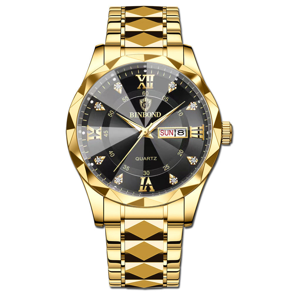 Men‘s Business Fashion Rhinestone Analog Quartz Watch---Buy 2 Get Extra 15% Off & Free Shipping