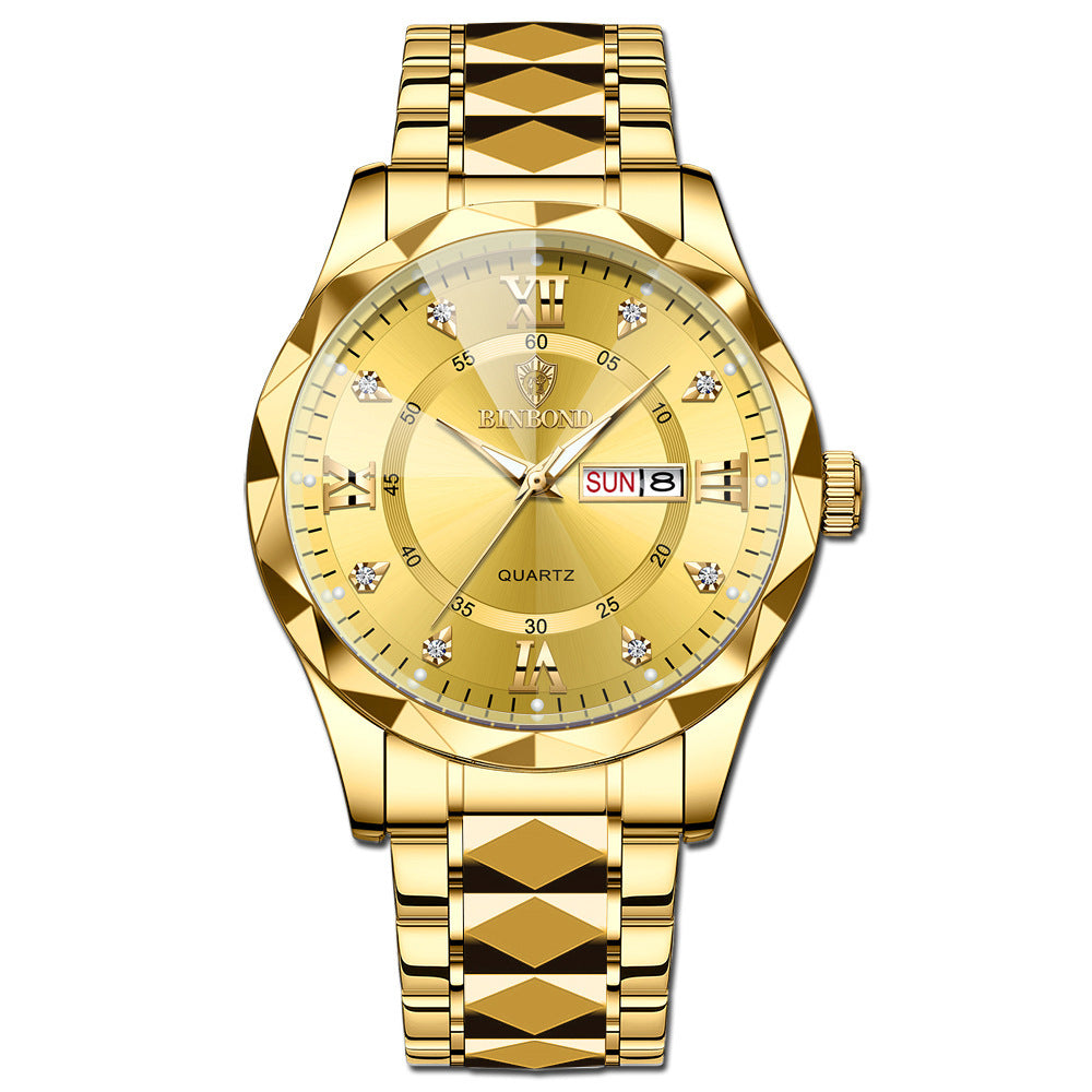 Men‘s Business Fashion Rhinestone Analog Quartz Watch---Buy 2 Get Extra 15% Off & Free Shipping