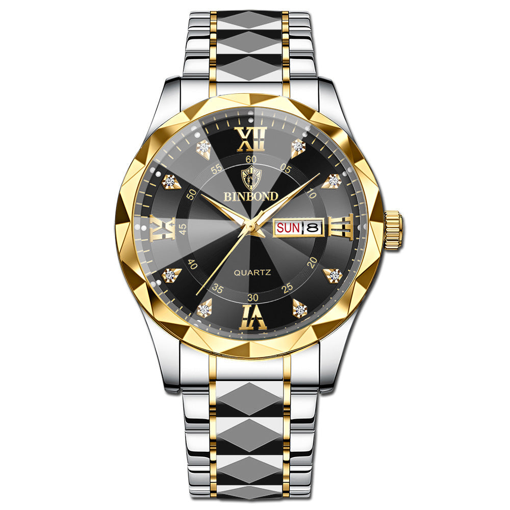 Men‘s Business Fashion Rhinestone Analog Quartz Watch---Buy 2 Get Extra 15% Off & Free Shipping