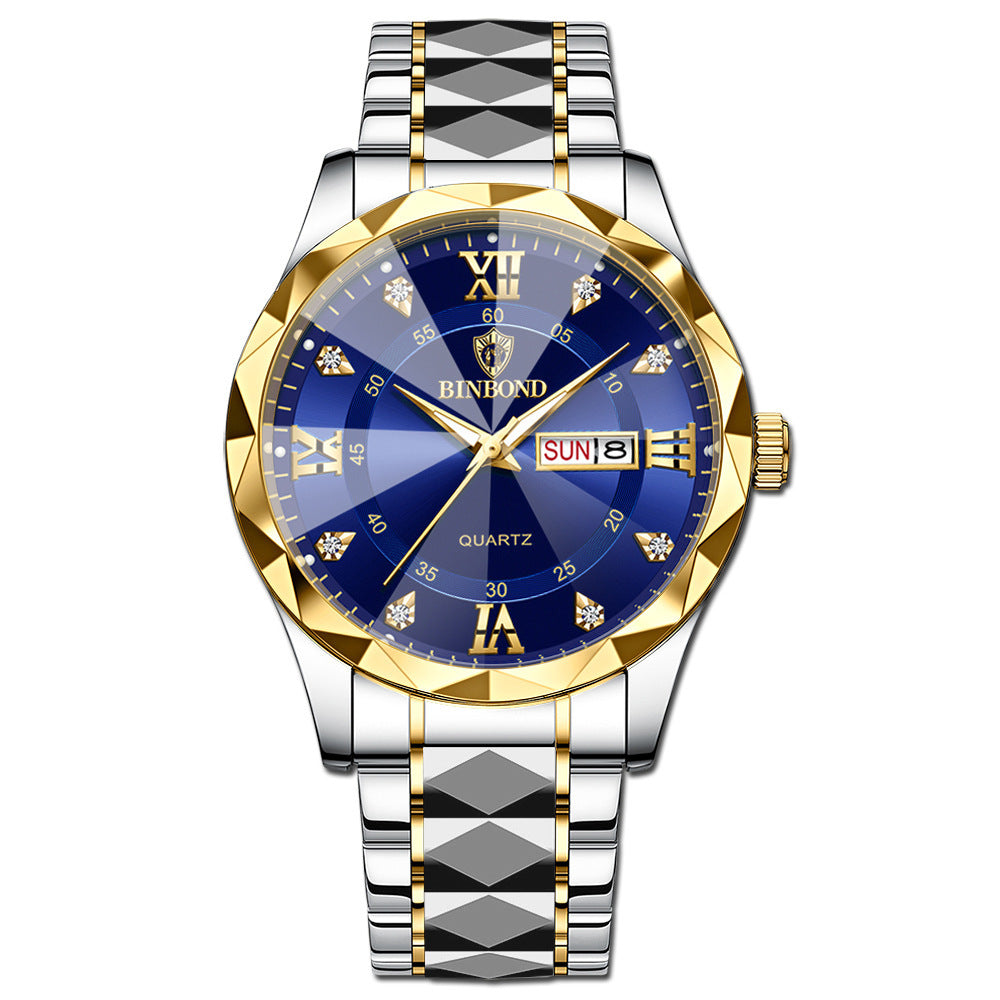 Men‘s Business Fashion Rhinestone Analog Quartz Watch---Buy 2 Get Extra 15% Off & Free Shipping