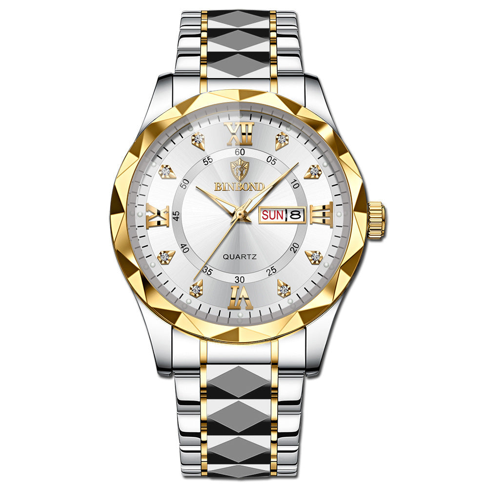 Men‘s Business Fashion Rhinestone Analog Quartz Watch---Buy 2 Get Extra 15% Off & Free Shipping