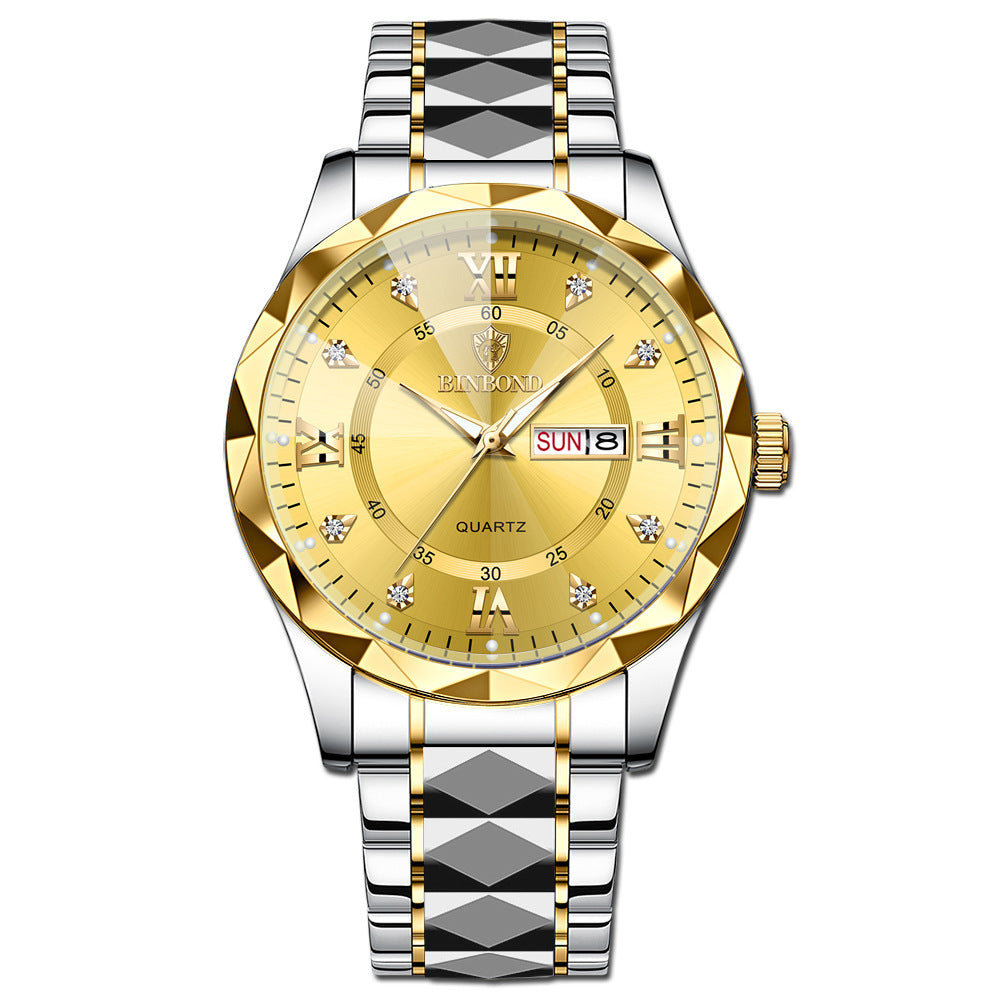 Men‘s Business Fashion Rhinestone Analog Quartz Watch---Buy 2 Get Extra 15% Off & Free Shipping