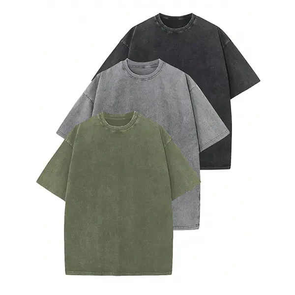Men‘s Oversized Heavyweight T-Shirt – Acid Wash Vintage Style---Buy 4 Get Extra 40% Off & Free Shipping
