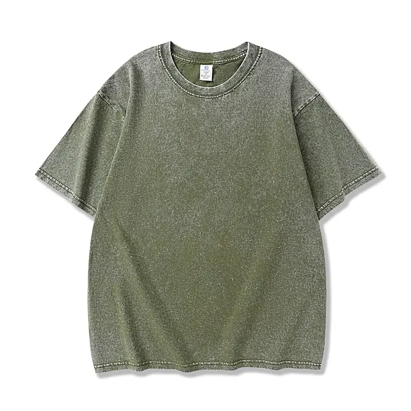 Men‘s Oversized Heavyweight T-Shirt – Acid Wash Vintage Style---Buy 4 Get Extra 40% Off & Free Shipping